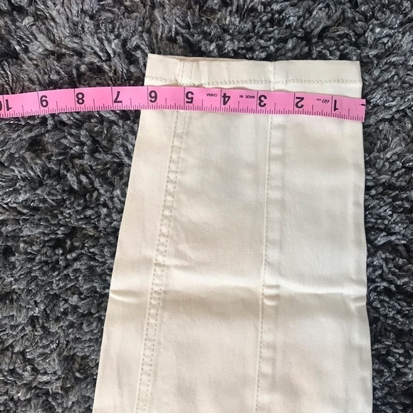 Ellos Beige Moto Jeans Pants Size 12 NWOT - Picture 5 of 16